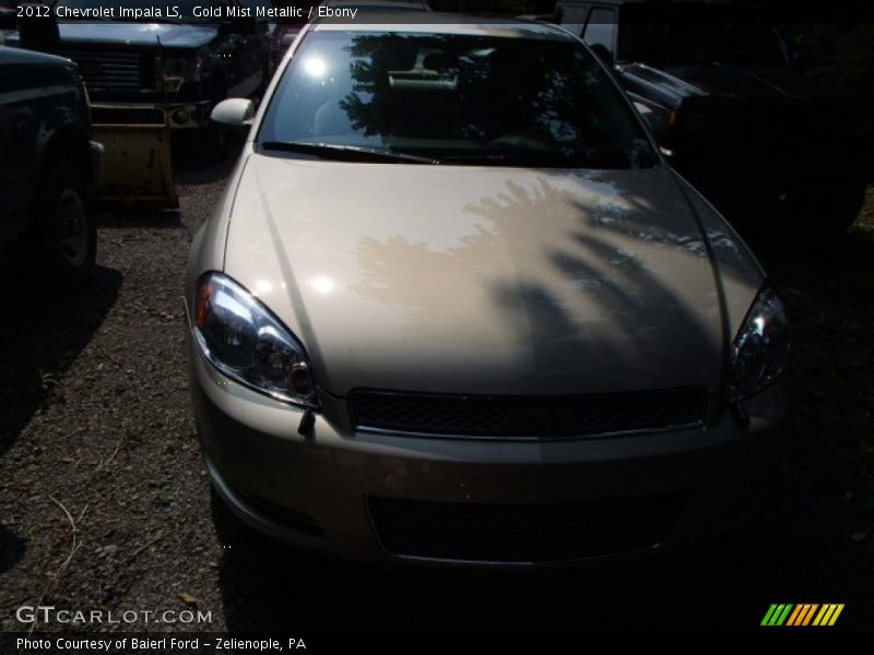 Gold Mist Metallic / Ebony 2012 Chevrolet Impala LS