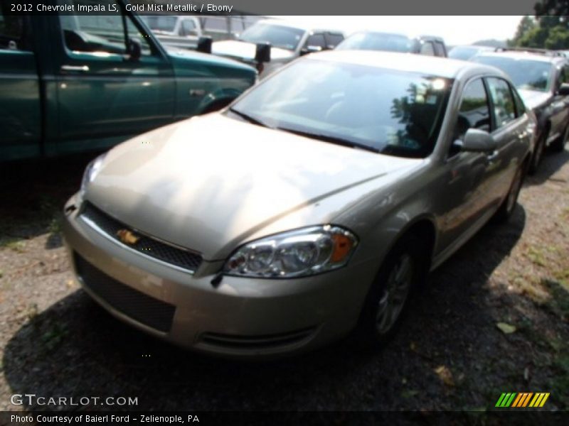 Gold Mist Metallic / Ebony 2012 Chevrolet Impala LS