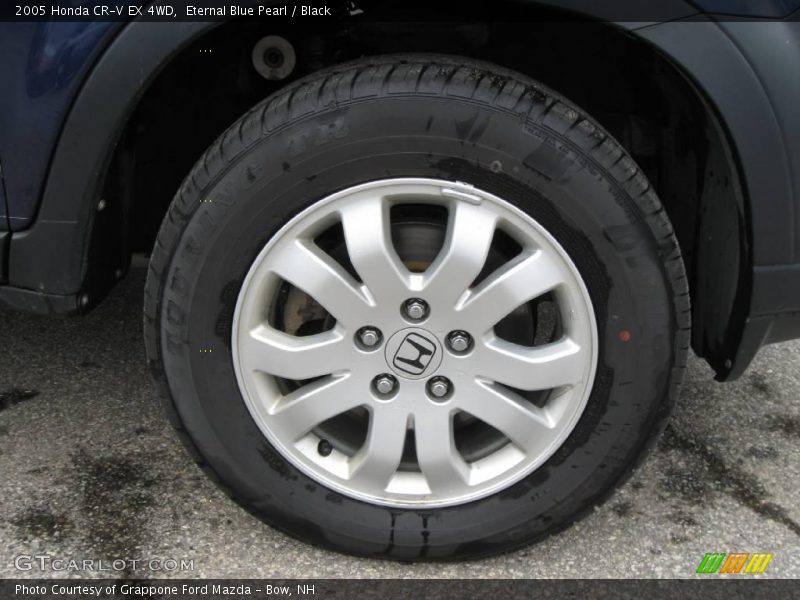 Eternal Blue Pearl / Black 2005 Honda CR-V EX 4WD