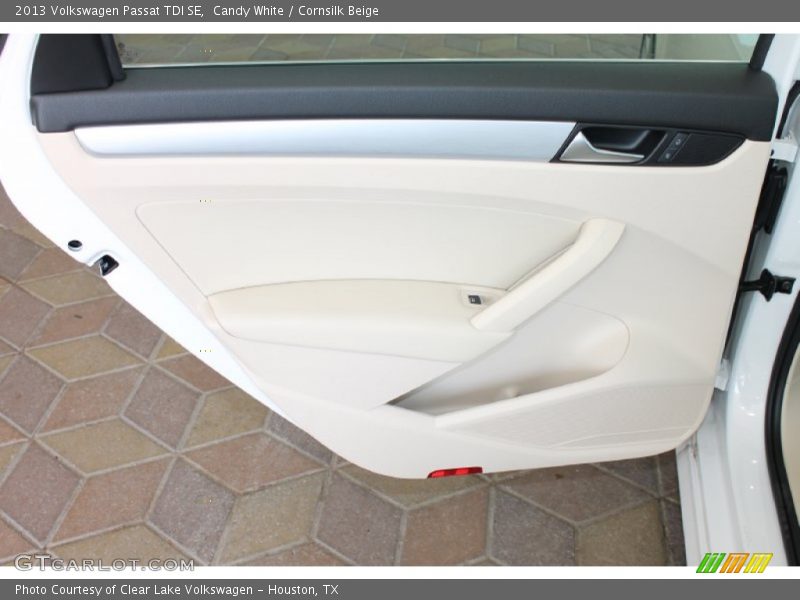 Candy White / Cornsilk Beige 2013 Volkswagen Passat TDI SE