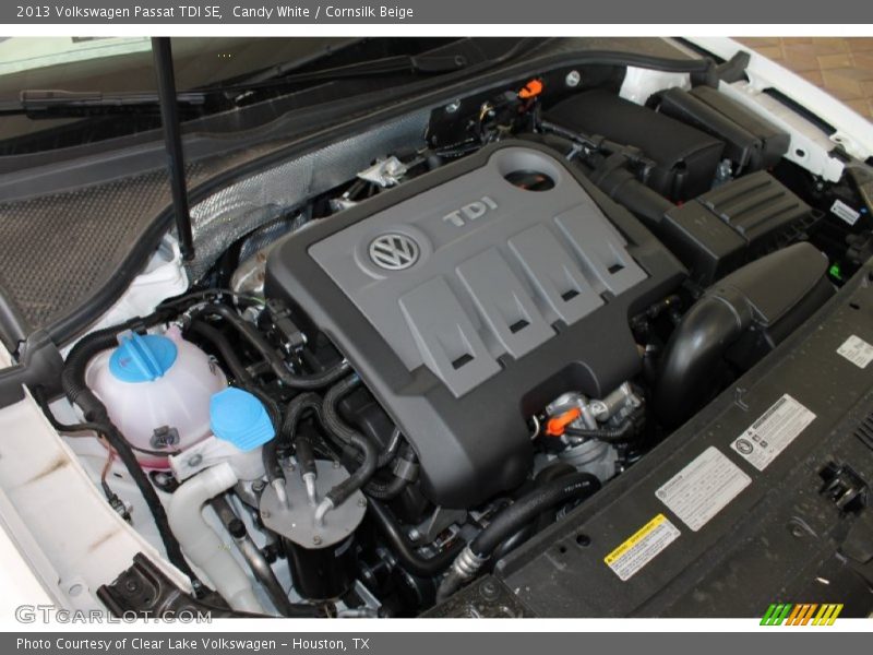 Candy White / Cornsilk Beige 2013 Volkswagen Passat TDI SE