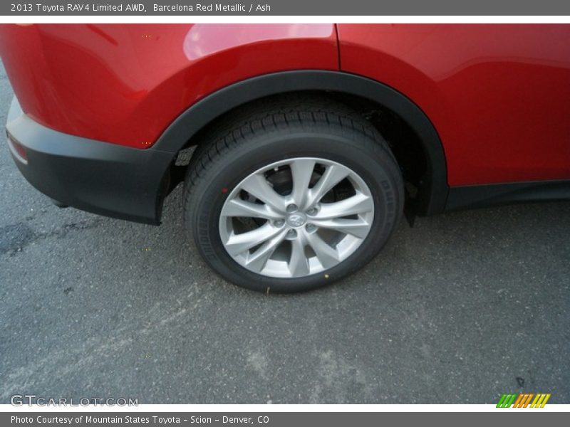 Barcelona Red Metallic / Ash 2013 Toyota RAV4 Limited AWD