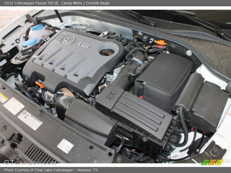 Candy White / Cornsilk Beige 2013 Volkswagen Passat TDI SE