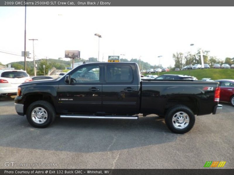 Onyx Black / Ebony 2009 GMC Sierra 2500HD SLT Crew Cab