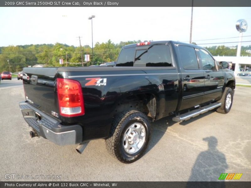 Onyx Black / Ebony 2009 GMC Sierra 2500HD SLT Crew Cab