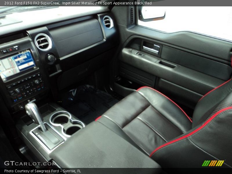 Ingot Silver Metallic / FX Sport Appearance Black/Red 2012 Ford F150 FX2 SuperCrew