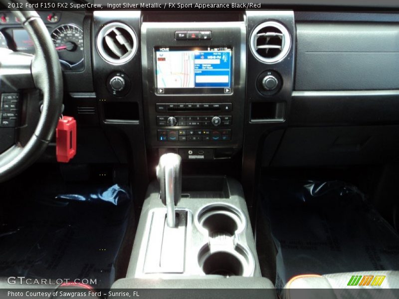 Ingot Silver Metallic / FX Sport Appearance Black/Red 2012 Ford F150 FX2 SuperCrew