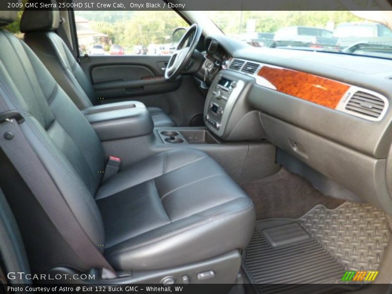 Front Seat of 2009 Sierra 2500HD SLT Crew Cab
