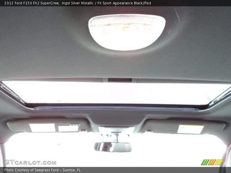 Ingot Silver Metallic / FX Sport Appearance Black/Red 2012 Ford F150 FX2 SuperCrew