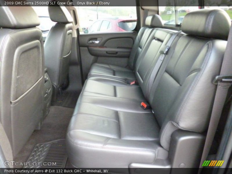 Rear Seat of 2009 Sierra 2500HD SLT Crew Cab