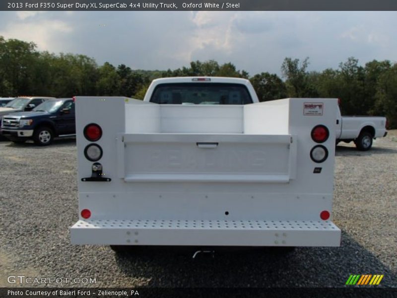 Oxford White / Steel 2013 Ford F350 Super Duty XL SuperCab 4x4 Utility Truck