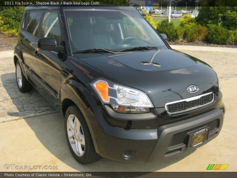 Shadow Black / Black Soul Logo Cloth 2011 Kia Soul +