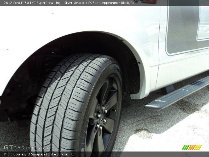 Ingot Silver Metallic / FX Sport Appearance Black/Red 2012 Ford F150 FX2 SuperCrew