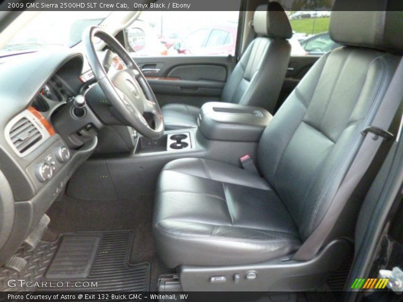 Front Seat of 2009 Sierra 2500HD SLT Crew Cab