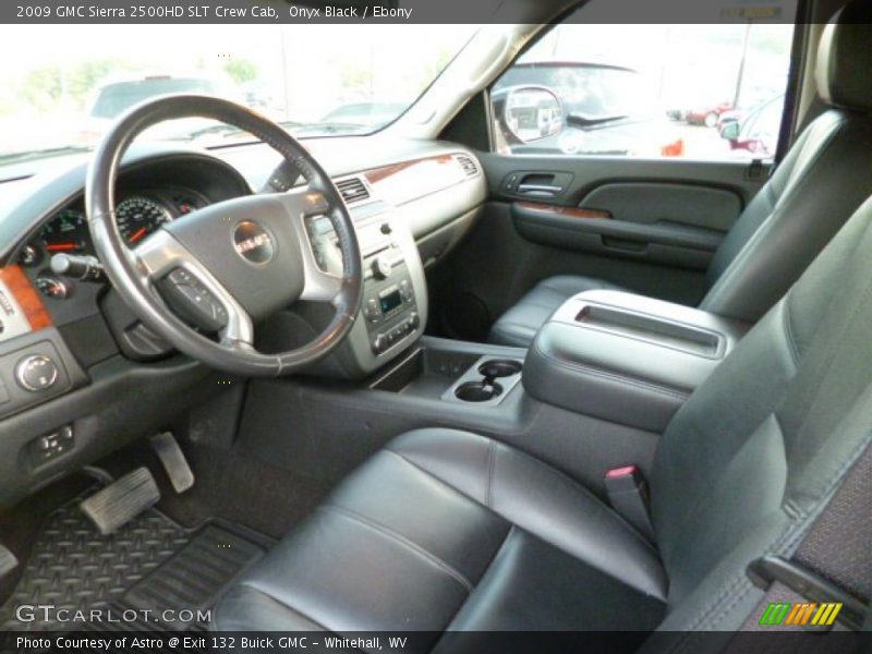Ebony Interior - 2009 Sierra 2500HD SLT Crew Cab 