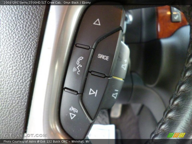 Onyx Black / Ebony 2009 GMC Sierra 2500HD SLT Crew Cab