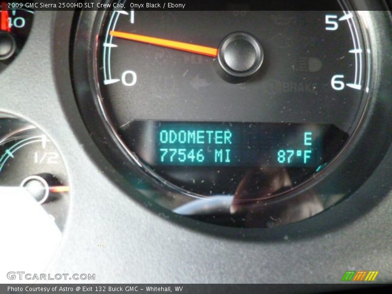 Onyx Black / Ebony 2009 GMC Sierra 2500HD SLT Crew Cab