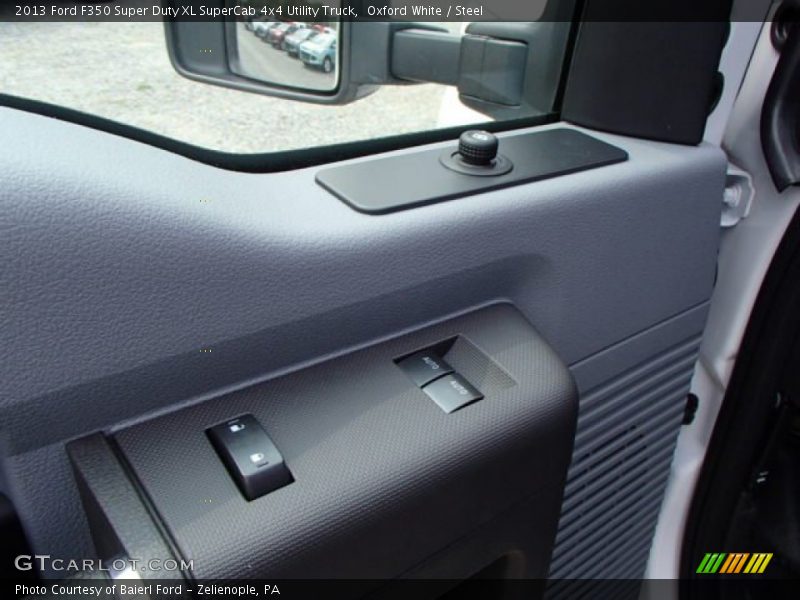Oxford White / Steel 2013 Ford F350 Super Duty XL SuperCab 4x4 Utility Truck
