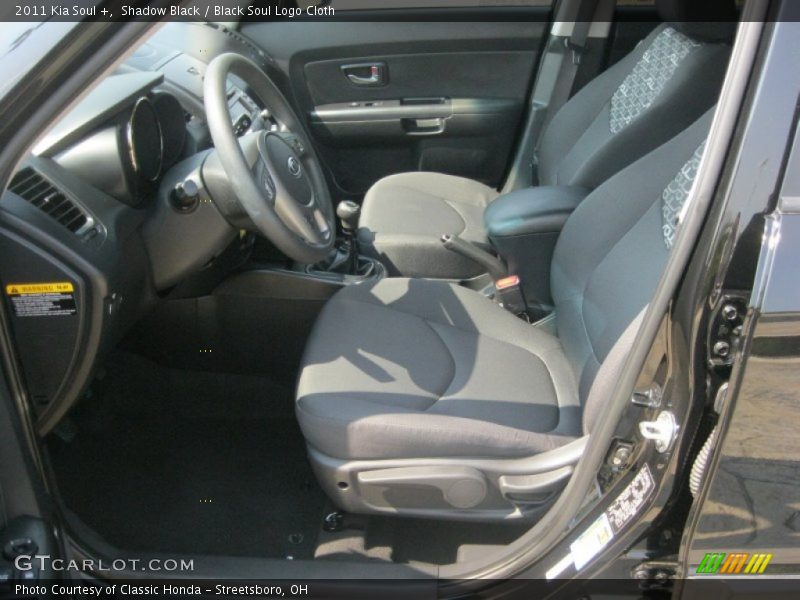 Shadow Black / Black Soul Logo Cloth 2011 Kia Soul +