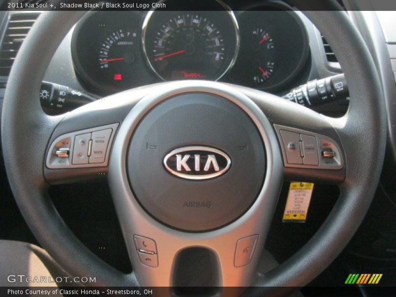 Shadow Black / Black Soul Logo Cloth 2011 Kia Soul +