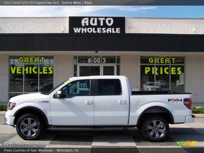 Oxford White / Black 2011 Ford F150 FX4 SuperCrew 4x4