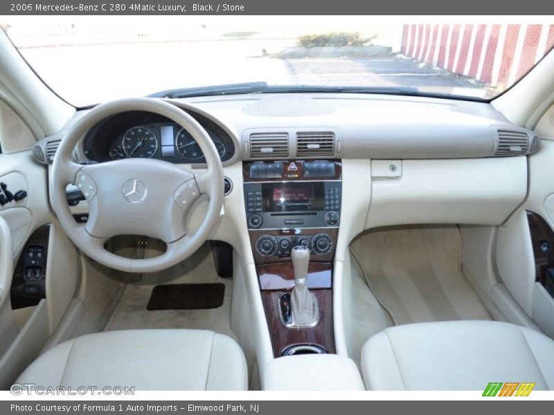 Black / Stone 2006 Mercedes-Benz C 280 4Matic Luxury