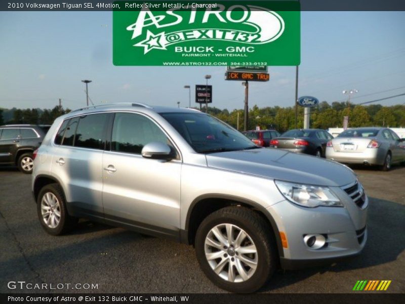 Reflex Silver Metallic / Charcoal 2010 Volkswagen Tiguan SEL 4Motion