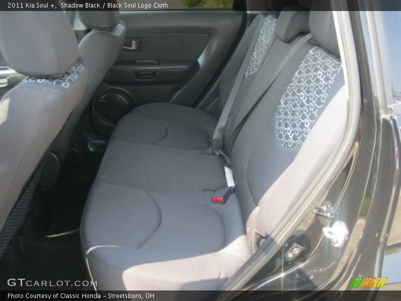 Shadow Black / Black Soul Logo Cloth 2011 Kia Soul +