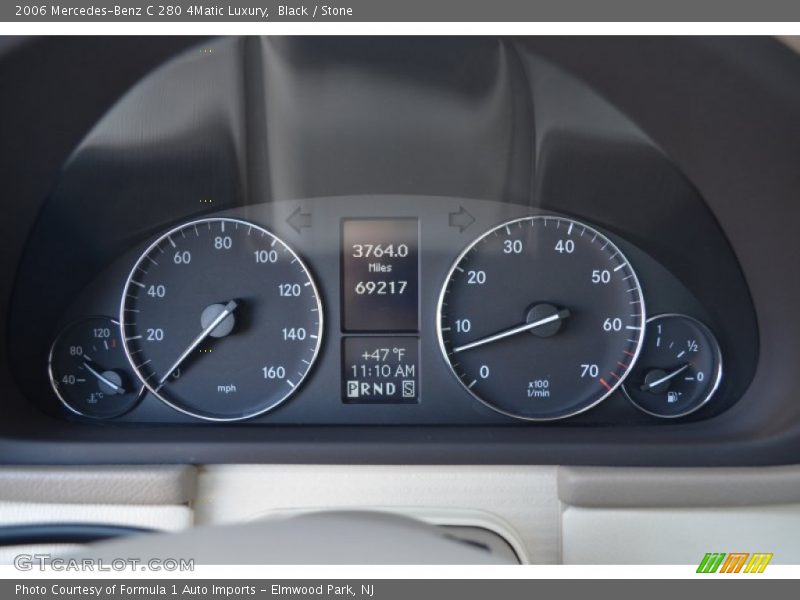 Black / Stone 2006 Mercedes-Benz C 280 4Matic Luxury