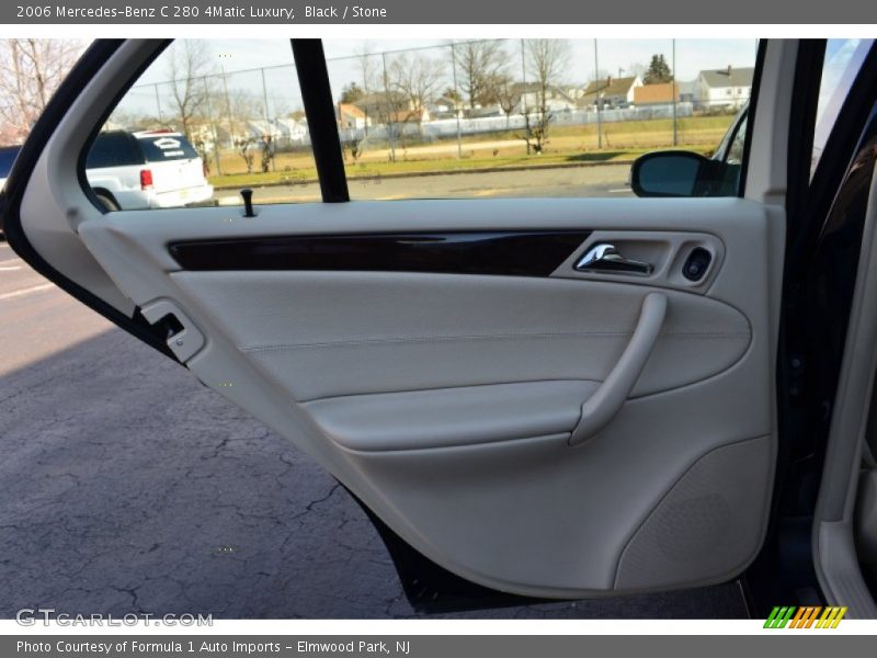 Black / Stone 2006 Mercedes-Benz C 280 4Matic Luxury