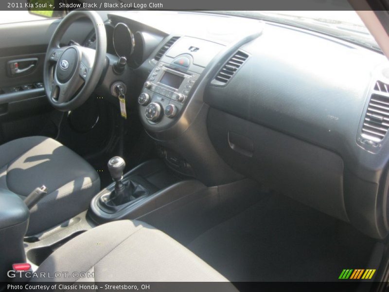 Shadow Black / Black Soul Logo Cloth 2011 Kia Soul +