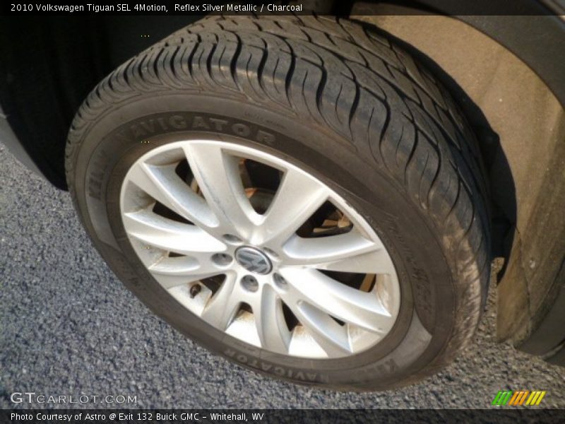 Reflex Silver Metallic / Charcoal 2010 Volkswagen Tiguan SEL 4Motion