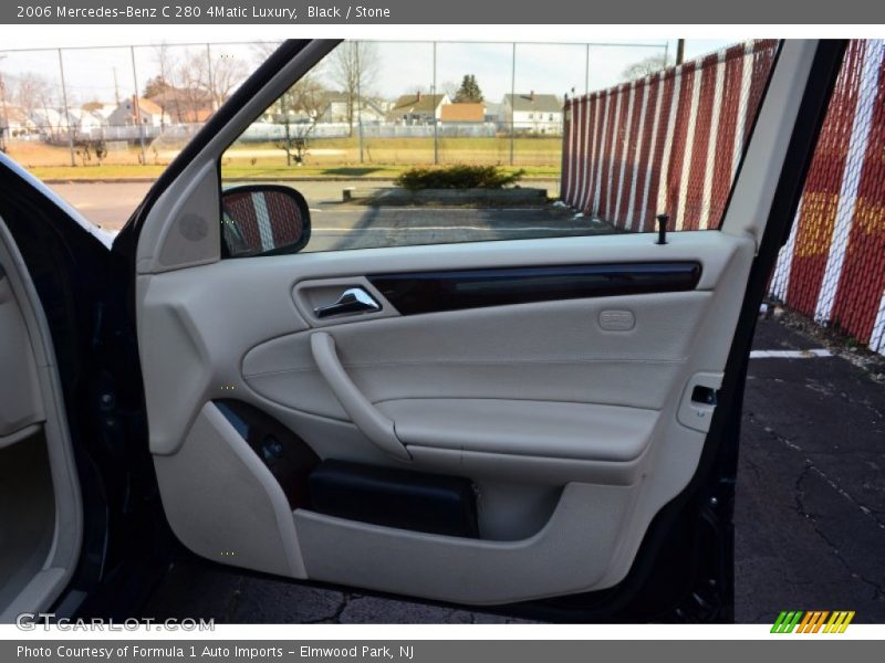 Black / Stone 2006 Mercedes-Benz C 280 4Matic Luxury