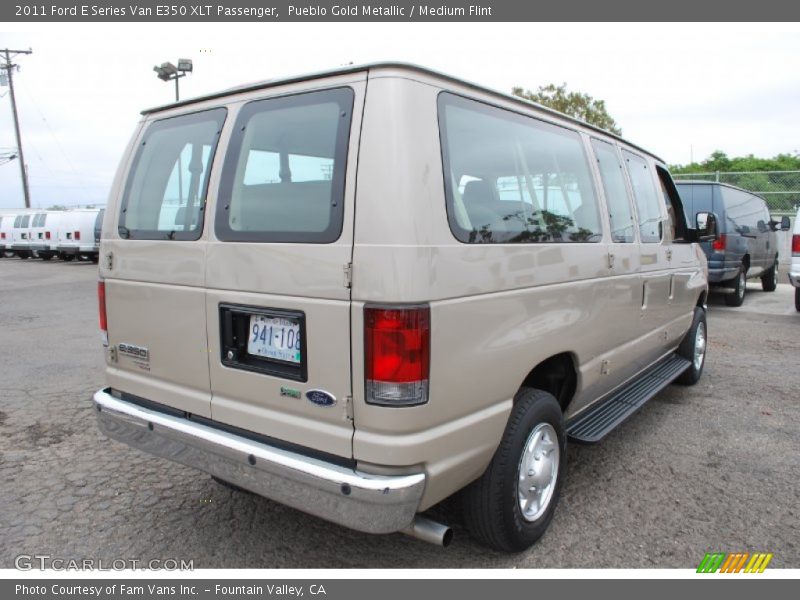 Pueblo Gold Metallic / Medium Flint 2011 Ford E Series Van E350 XLT Passenger