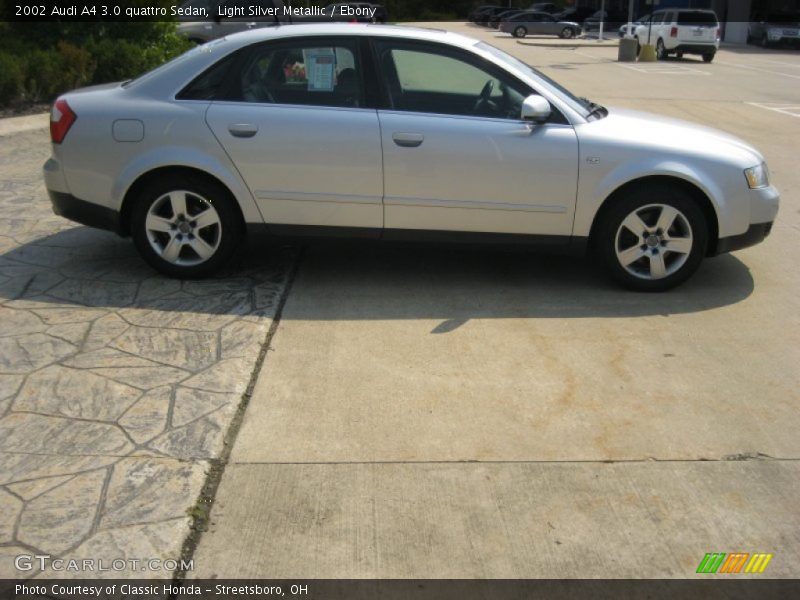 Light Silver Metallic / Ebony 2002 Audi A4 3.0 quattro Sedan