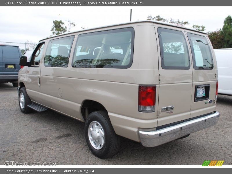 Pueblo Gold Metallic / Medium Flint 2011 Ford E Series Van E350 XLT Passenger
