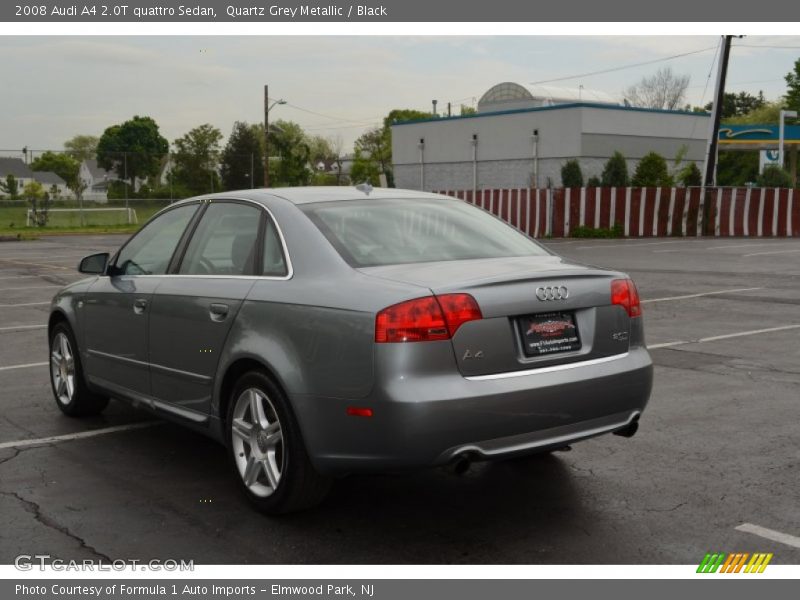 Quartz Grey Metallic / Black 2008 Audi A4 2.0T quattro Sedan