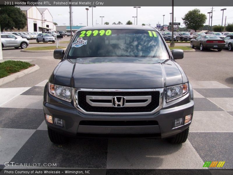 Polished Metal Metallic / Gray 2011 Honda Ridgeline RTL