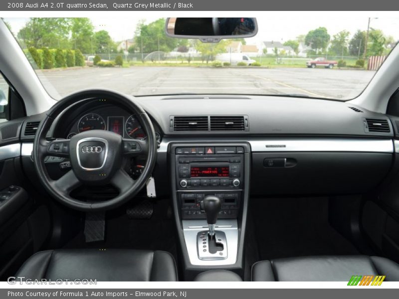 Quartz Grey Metallic / Black 2008 Audi A4 2.0T quattro Sedan