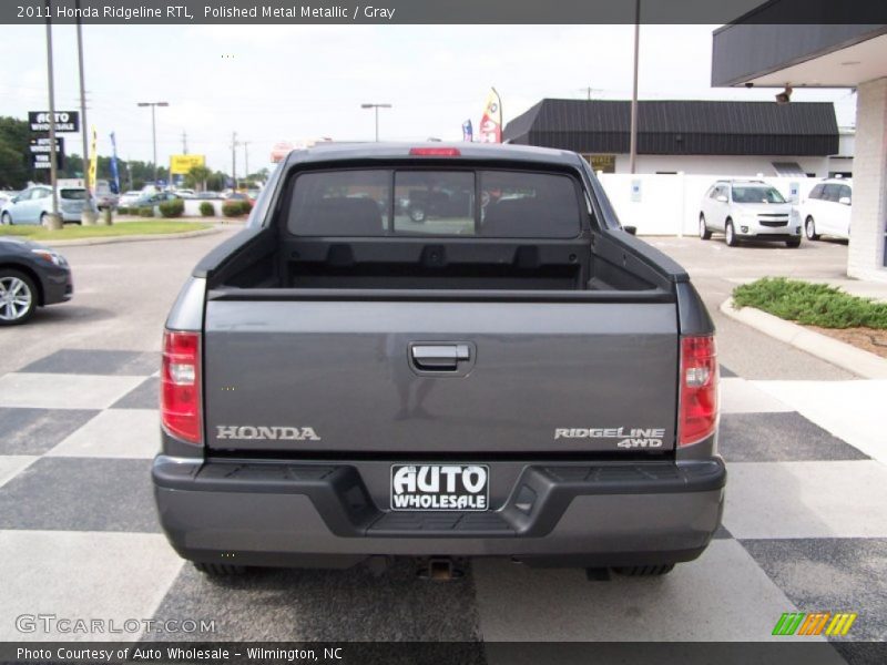 Polished Metal Metallic / Gray 2011 Honda Ridgeline RTL