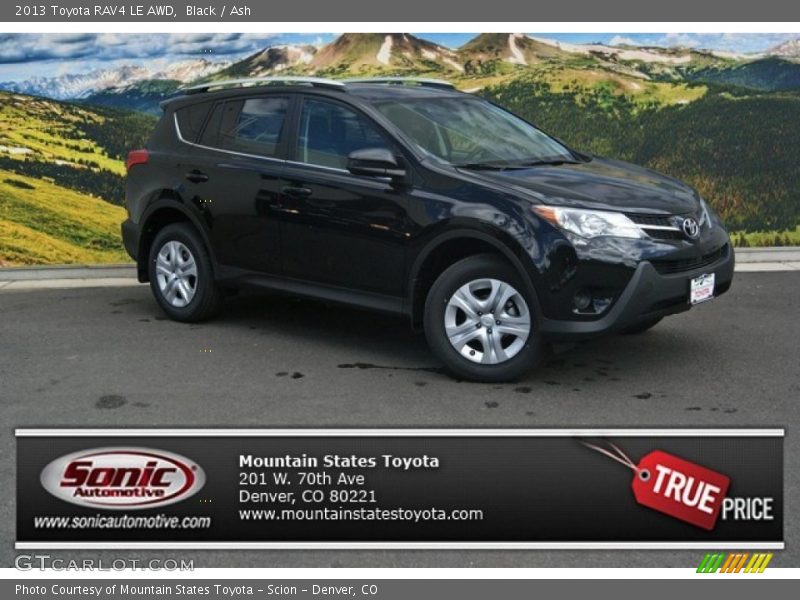 Black / Ash 2013 Toyota RAV4 LE AWD