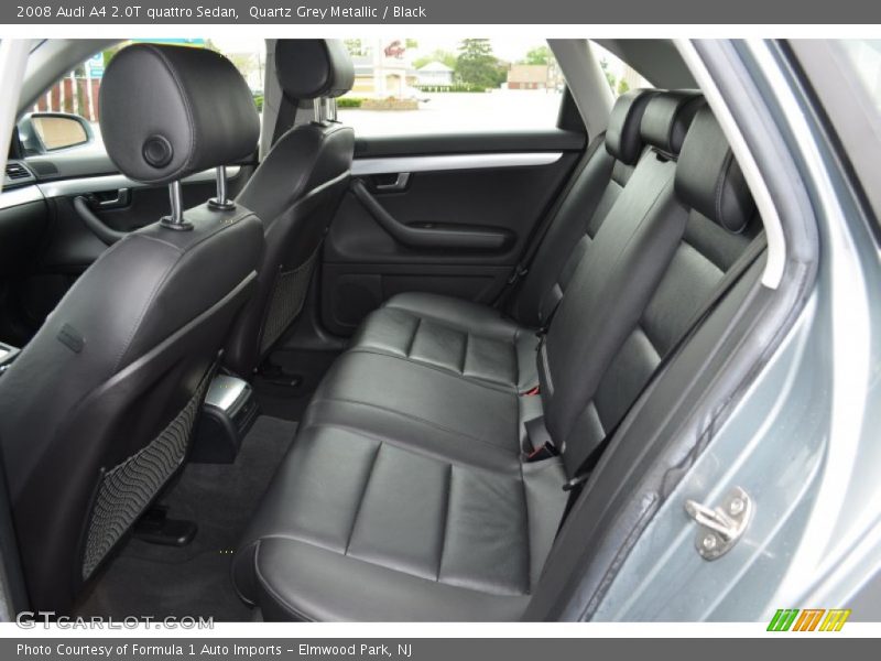 Quartz Grey Metallic / Black 2008 Audi A4 2.0T quattro Sedan