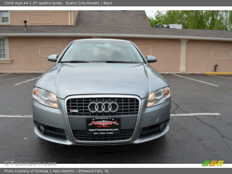 Quartz Grey Metallic / Black 2008 Audi A4 2.0T quattro Sedan