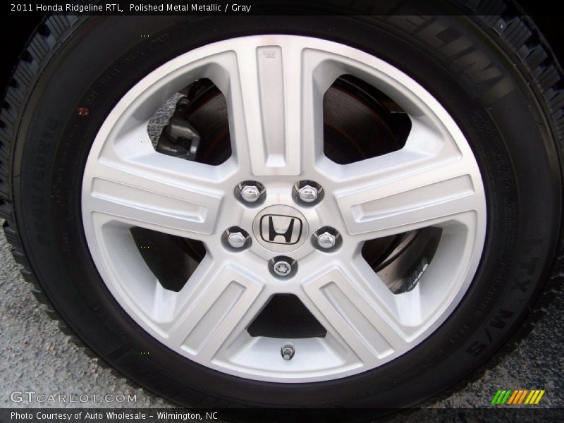 Polished Metal Metallic / Gray 2011 Honda Ridgeline RTL