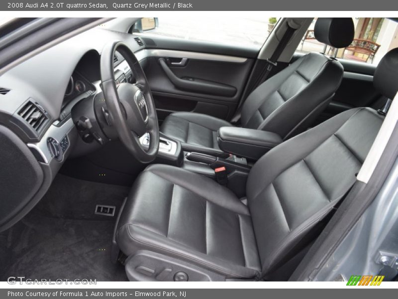 Quartz Grey Metallic / Black 2008 Audi A4 2.0T quattro Sedan