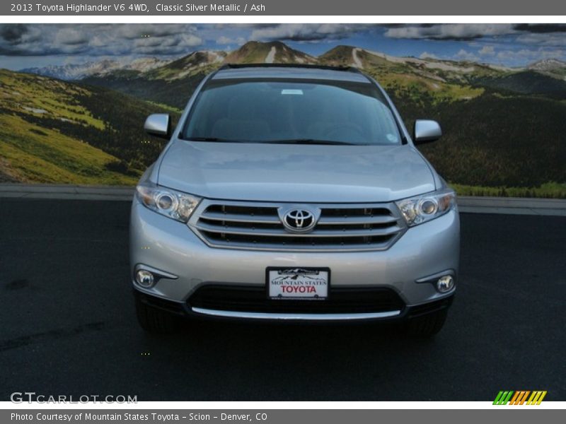 Classic Silver Metallic / Ash 2013 Toyota Highlander V6 4WD