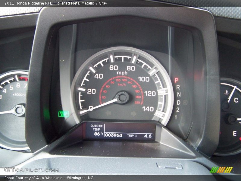 Polished Metal Metallic / Gray 2011 Honda Ridgeline RTL
