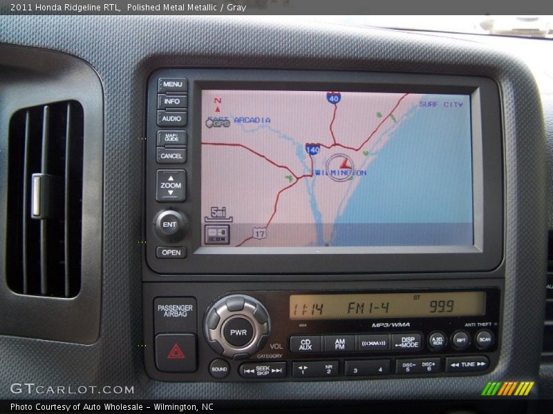 Polished Metal Metallic / Gray 2011 Honda Ridgeline RTL