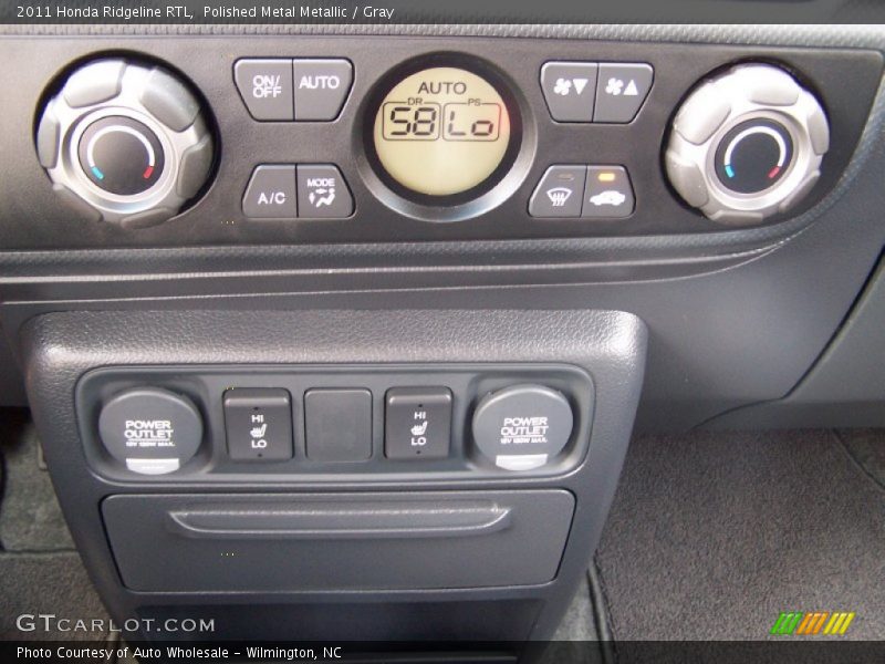 Polished Metal Metallic / Gray 2011 Honda Ridgeline RTL