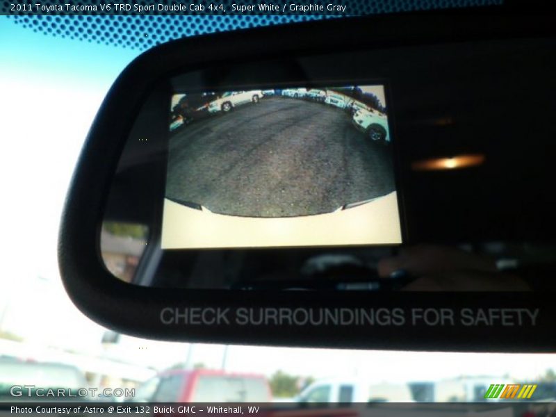 Super White / Graphite Gray 2011 Toyota Tacoma V6 TRD Sport Double Cab 4x4